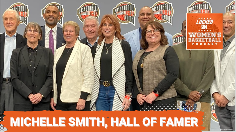 Hall of Fame class poses together at NBA All-Star Weekend